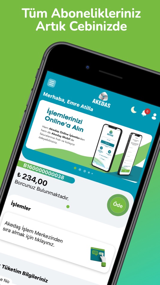 #1. Akedaş App (iOS) By: AKEDAS ELEKTRIK PERAKENDE SATIS ANONIM SIRKETI