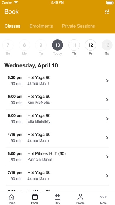 Arlington Hot Yoga & Wellness Screenshot