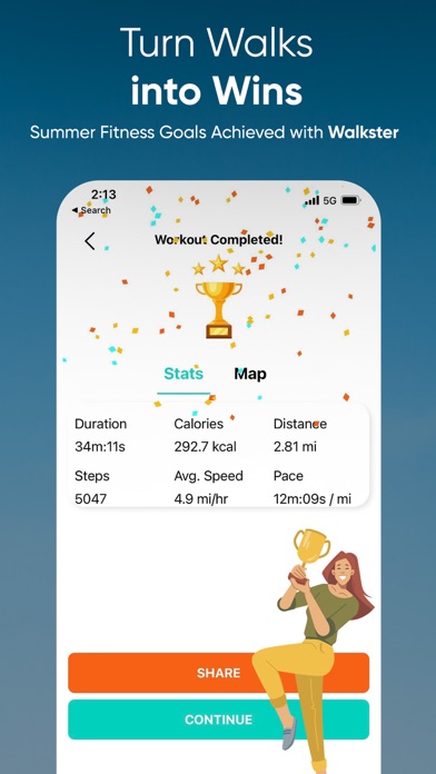 Walkster: Lose Weight Walkingのおすすめ画像5