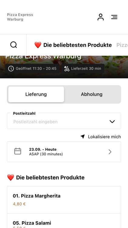 Pizza Express Warburg