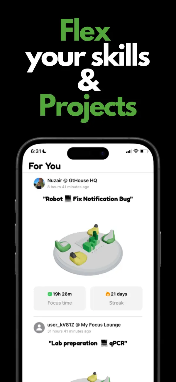 #3. GitHouse - Coding Focus Timer (iOS) By: Generation Aaya LLC