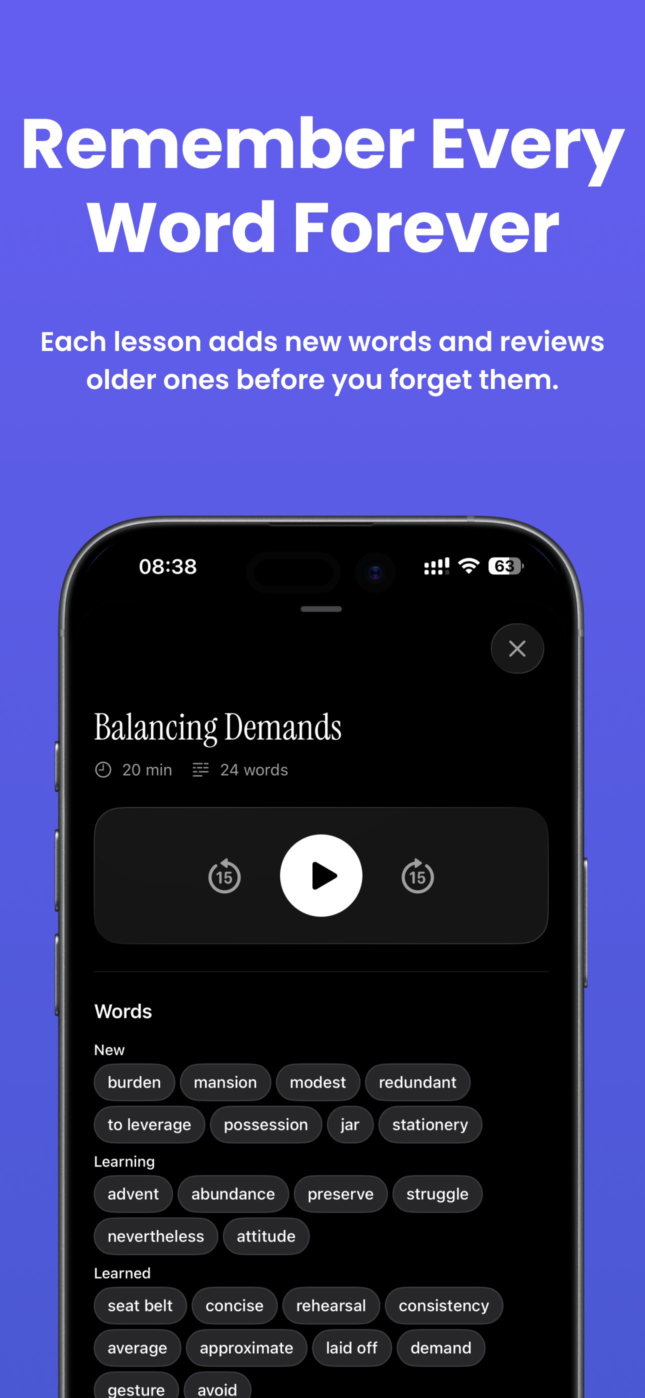 Learn English - Flowlingo AI screenshot 4