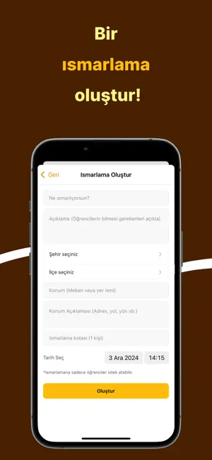 Ismarlıyo - Öğrenciye Ismarla iPhone screenshot 3