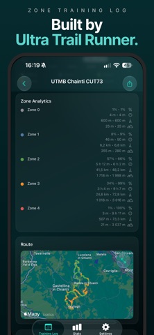 Zone Training Log Screenshot 2 of 9