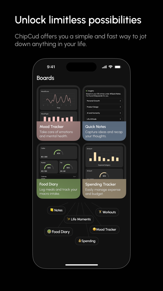 #3. Sparky: AI Notes/Tasks/Journal (iOS) By: LaterWorks Studio