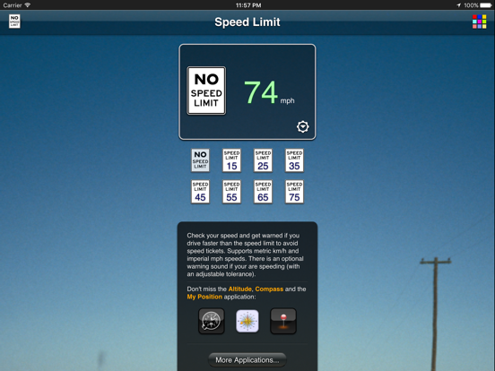 Screenshot #4 pour Speed Limit App