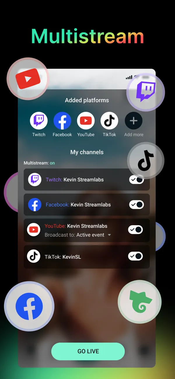 Screenshot #3 pour Streamlabs: app streaming live