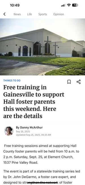Gainesville Times screenshot 3