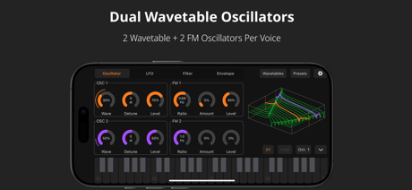Nikaya Wavetable and FM Synth screenshot 1
