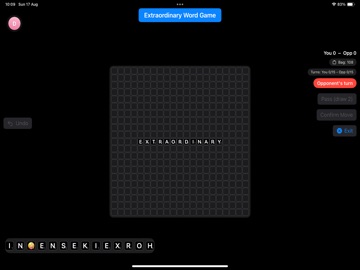 Extraordinary iPad screenshot