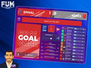 Football Ultimate Manager iPad screenshot