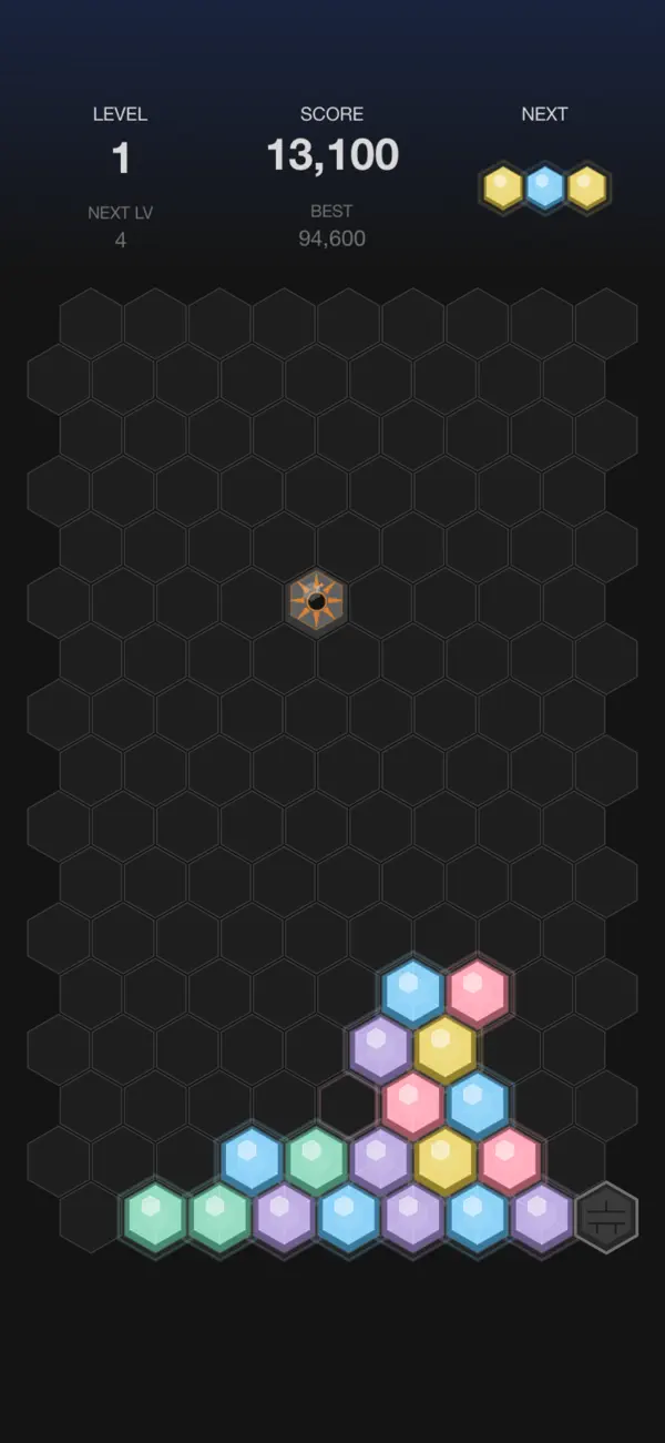Screenshot #3 pour Hexell - Relax Block Puzzle