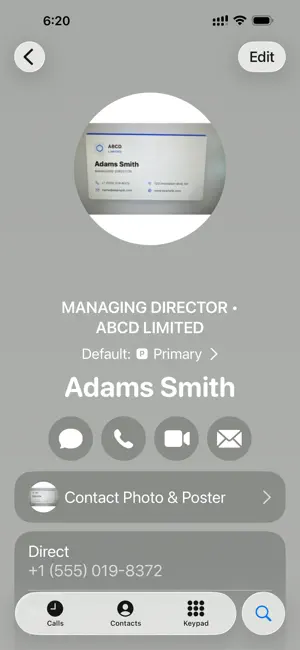 UContact Business Card Reader screenshot 3