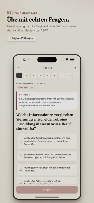 Aevo AdA-Schein IHK Prüfung screenshot 2