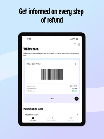 GOTAXFREE by GaleriesLafayette iPad screenshot