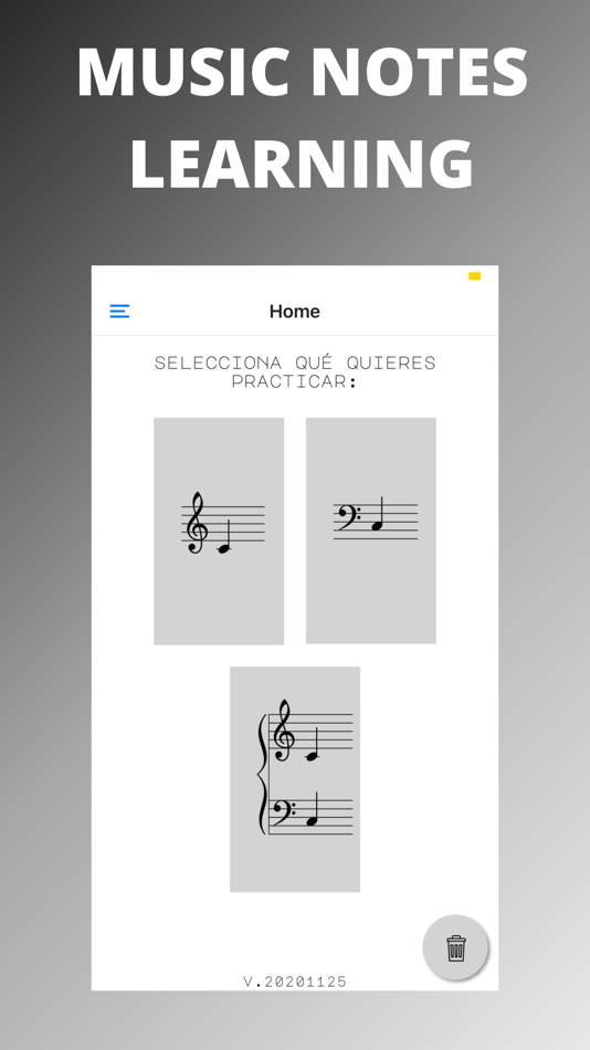 #2. Music Notes Learning App (iOS) Podle: Leticia Vila