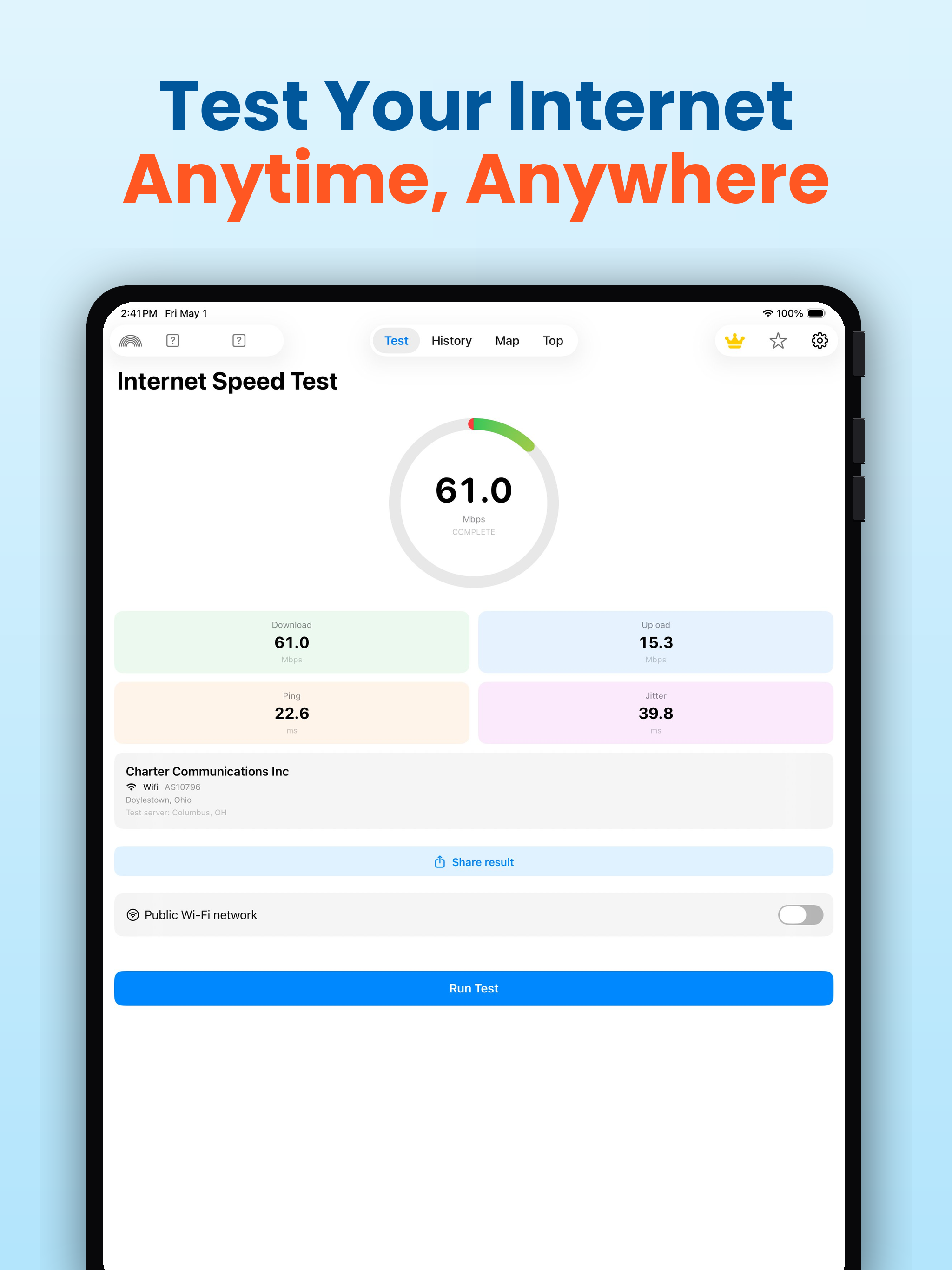 Internet Speed Test Atlas screenshot 8