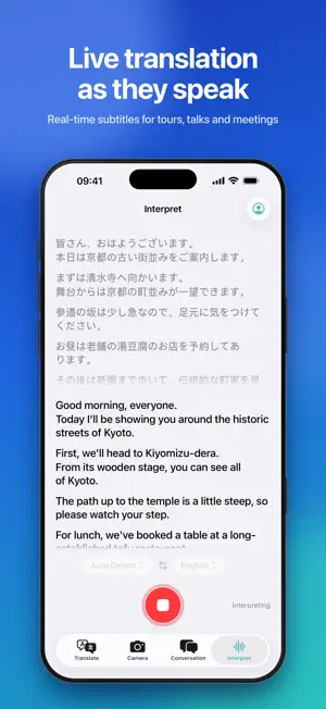 Voxa: Live Translate screenshot 1