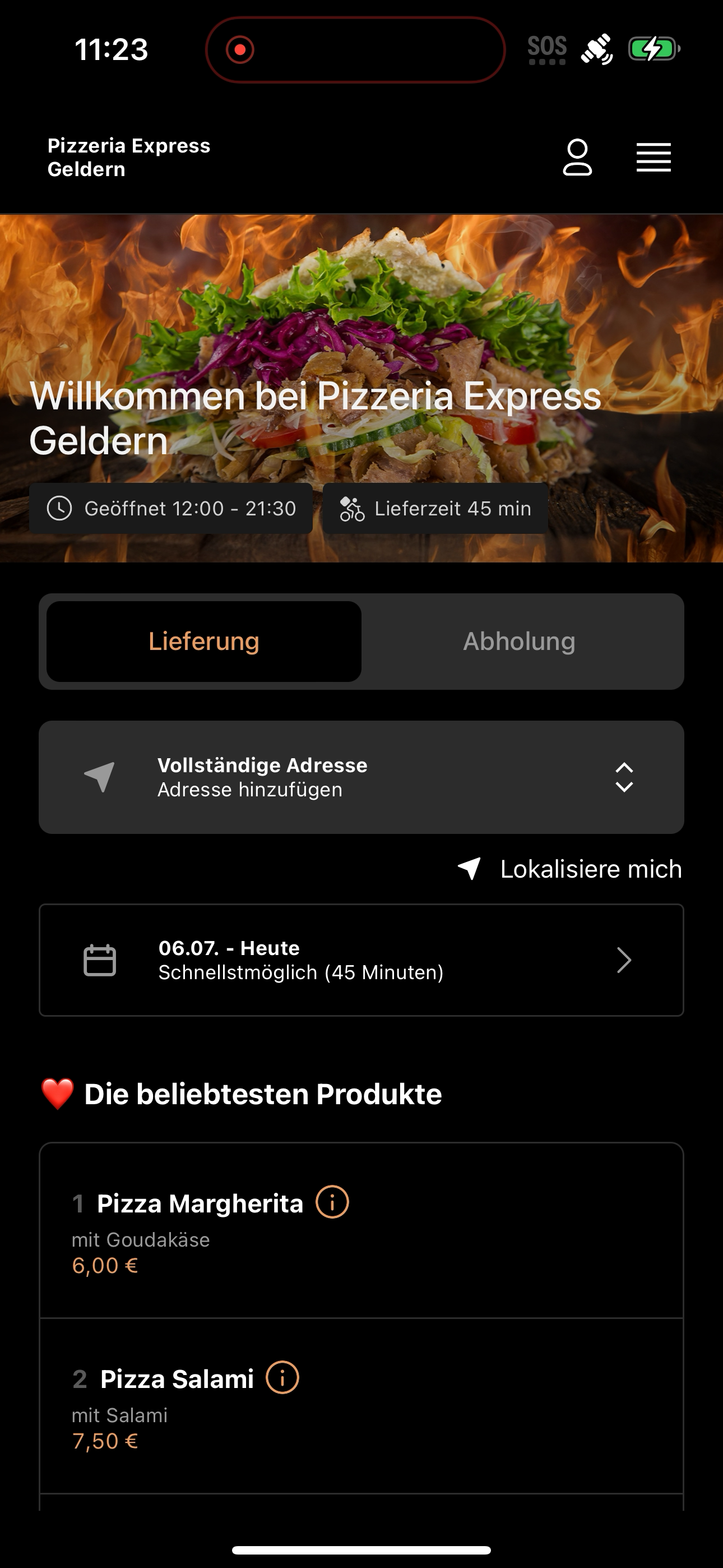 Pizzeria Express Geldern screenshot 4