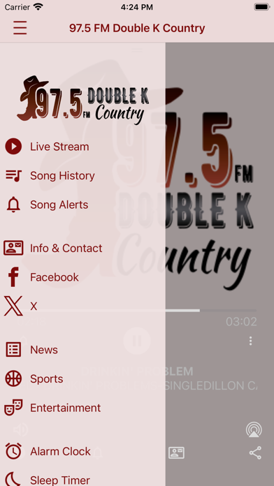 97.5 FM, KNMO Double K Country Screenshot