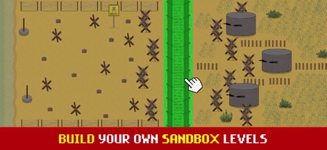Trench Warfare WW1: Army War - Design unique battlegrounds with the sandbox cursor, placing customizable fortifications like bunkers and barbed wire.