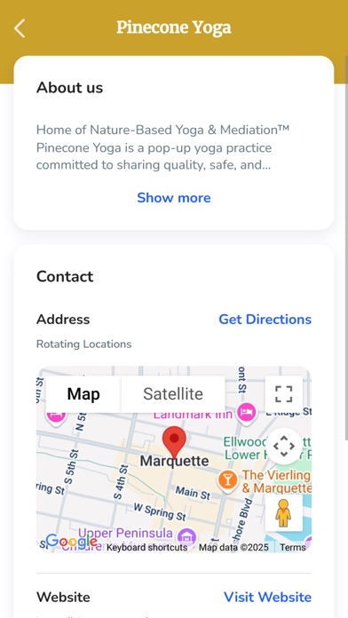 Pinecone Yoga Screenshot