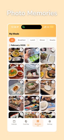 GOHAN NOTE: Food Diary & Log iPhone screenshot