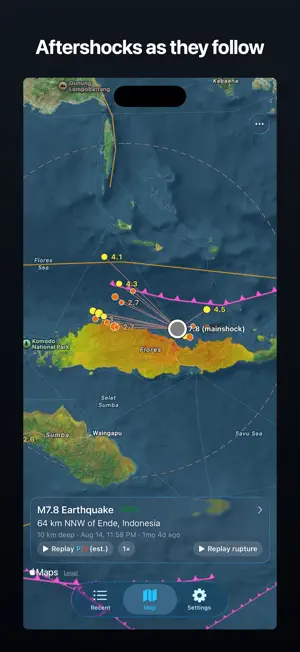 NewQuake: Earthquake Tracker screenshot 4