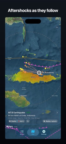 NewQuake: Earthquake Tracker iPhone screenshot 4