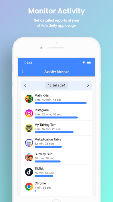 Parental Control App NannyHere Screenshot