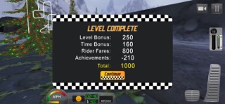 Taxi Driver 3D : Hill Station iPhone screenshot