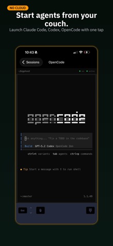 MobileCLI Screenshot 1 of 8