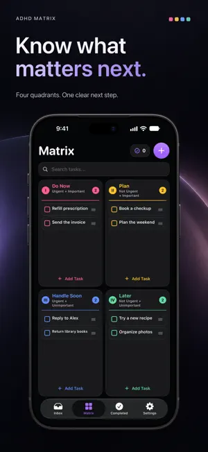 ADHD Matrix screenshot 1