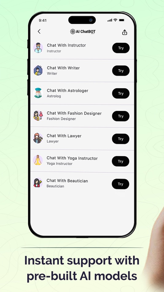 #3. AI Chat - AI Text (iOS) 由: Blueberry Web Solutions Pvt. Ltd