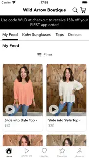 wild arrow boutique iphone screenshot 2