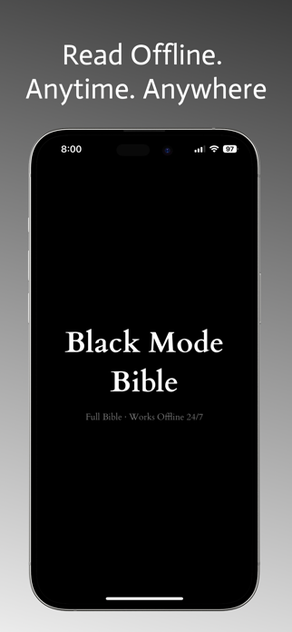 Black Mode Bible Screenshot 3 of 3