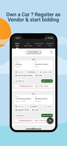 OpenBid Platform screenshot