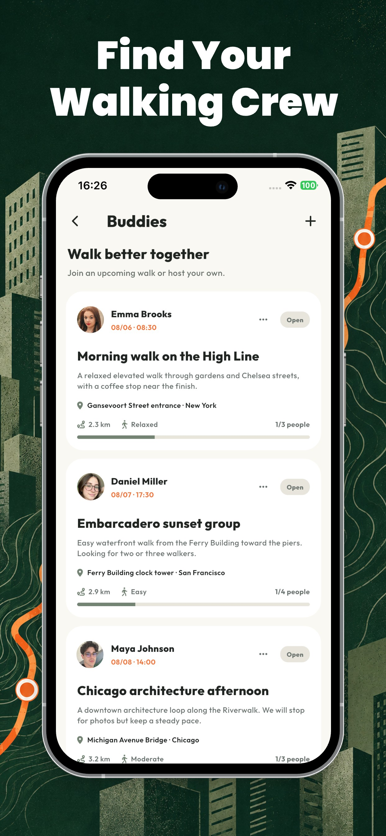Plexo: City Walk, Share