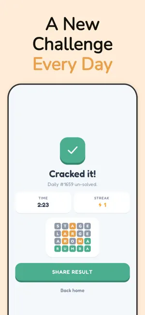 BackWord - Daily Word Puzzle screenshot 3