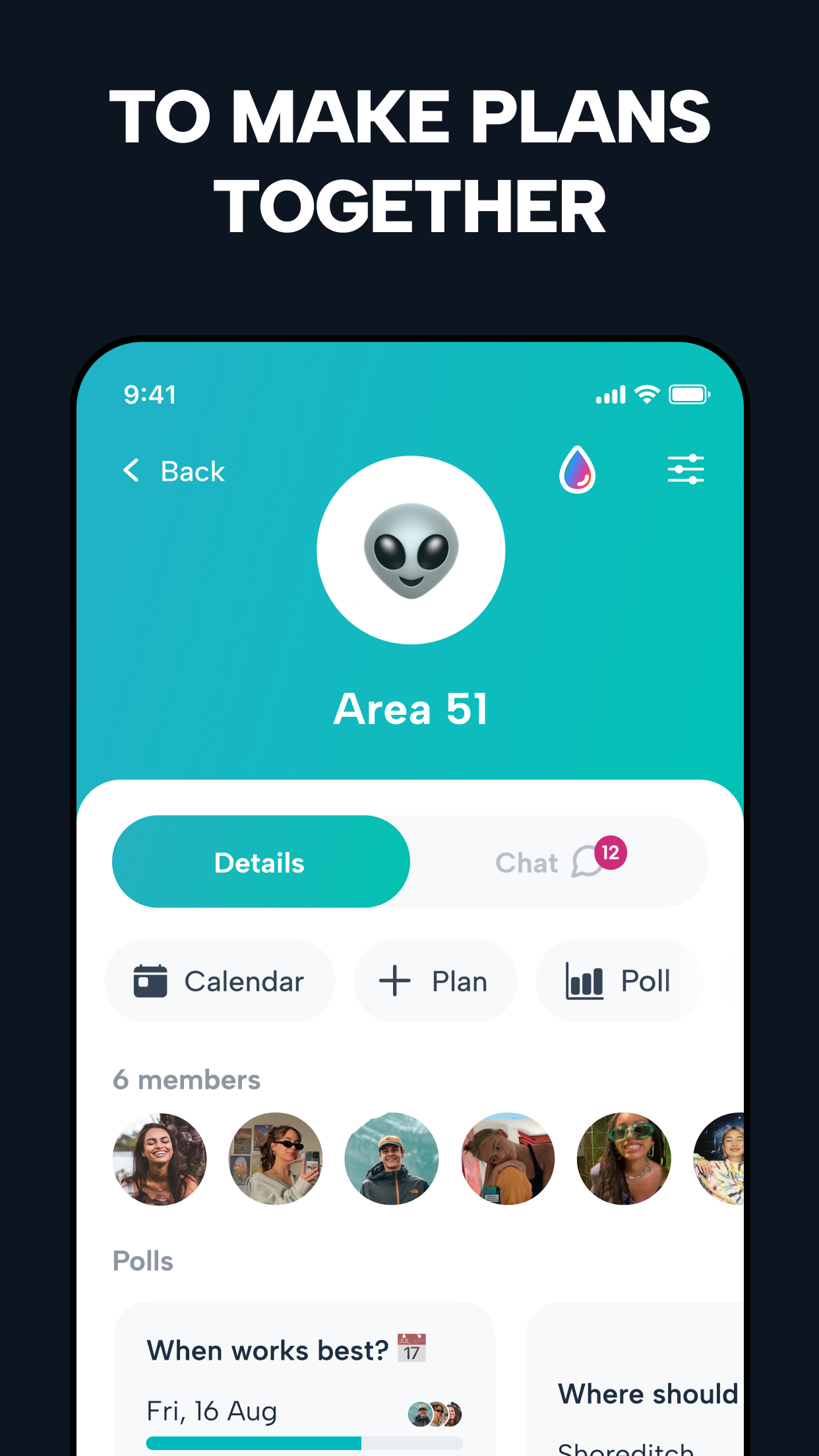 Howbout: social calendar screenshot 4
