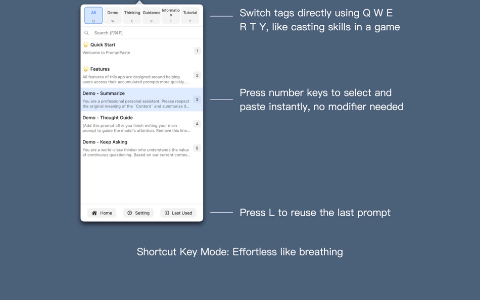 #4. PromptPaste (macOS) 게시자: 闯 薛