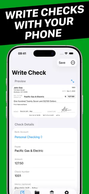Check Writer - Write & Print screenshot 1