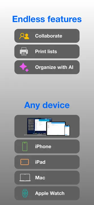 Life Lists Organizer: Screenshot 9 von 9