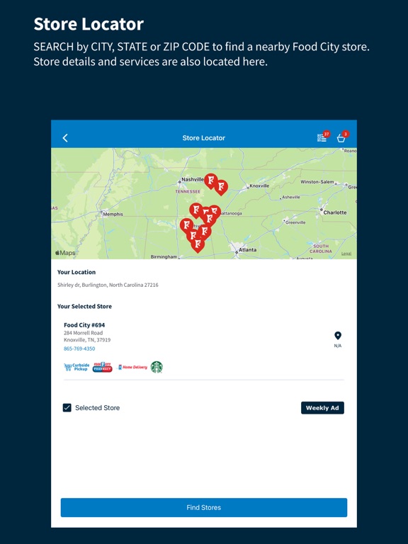 Food City Mobile iPad screenshot 5 - Shopping app