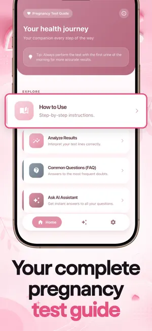 Pregnancy Test Guide & Results screenshot 2