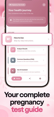 Pregnancy Test Guide & Results Screenshot 2 of 7