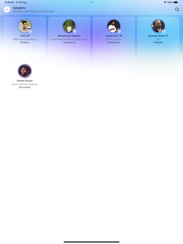 EventHex iPad screenshot