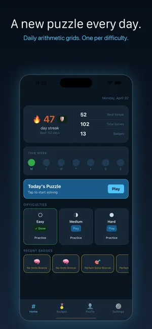 SOLVD: Daily Math Puzzle Game screenshot 1