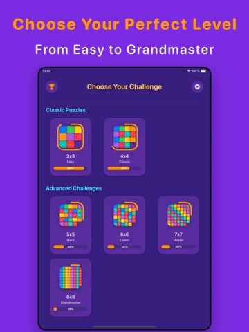 SlideMaster: 15 Puzzle iPad screenshot