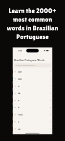 Brazilian Portuguese Words screenshot